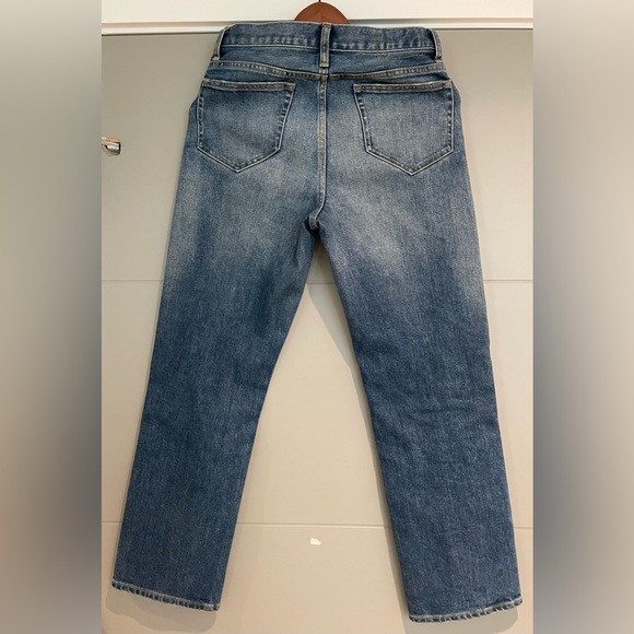 Steven Alan Japanese Denim Ankle Straight Cut High-waisted Jeans — Size 26 - Picture 2 of 4